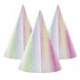 Partyhte - Schimmernd - 6er-Pack