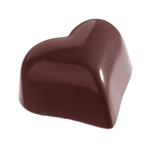 Pralinenform Herz - CW1218 - 3,6 cm - Chocolate World Pralinenform Herz - CW1218 - 3,6 cm - Chocolate World