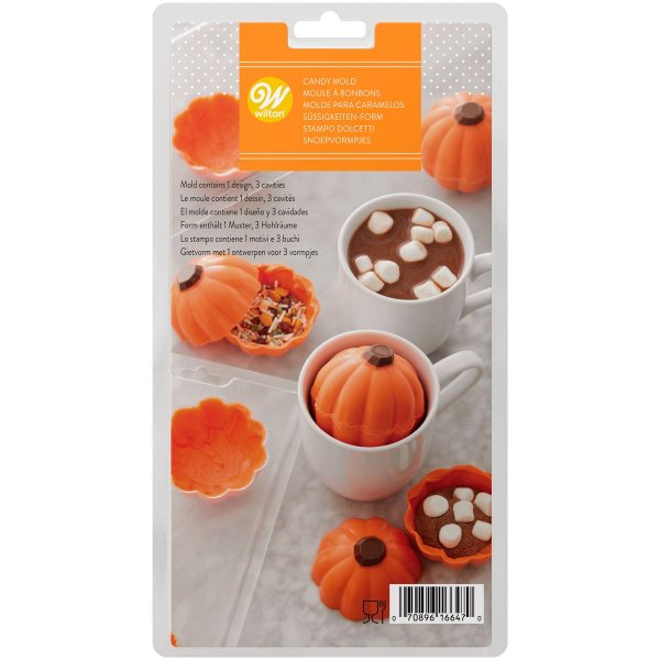 Schokoladenform Choco Bomb Kürbis - 2er-Pack Schokoladenform Choco Bomb Kürbis - 2er-Pack