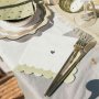 Kaffeeservietten mit Herzchenmuster - Grün - 20er-Packung Kaffeeservietten mit Herzchenmuster - Grün - 20er-Packung