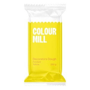 Zuckerpaste-Dekorationsmasse - Gelb - Farbmühle - 250 g Zuckerpaste-Dekorationsmasse - Gelb - Farbmühle - 250 g