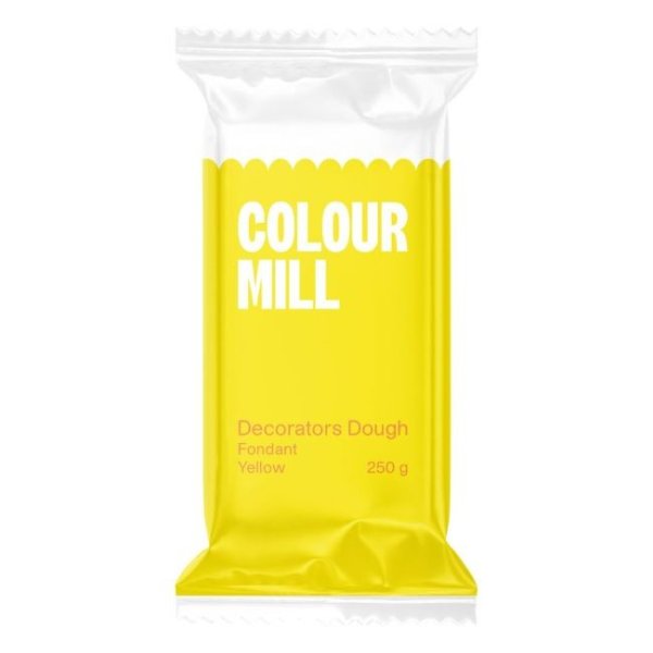 Zuckerpaste-Dekorationsmasse - Gelb - Farbmühle - 250 g Zuckerpaste-Dekorationsmasse - Gelb - Farbmühle - 250 g