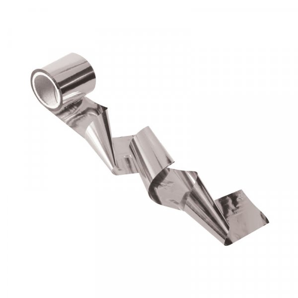Ballonband - 5 cm - Silbermetallic