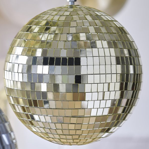Discokugel - Gold - Mittel