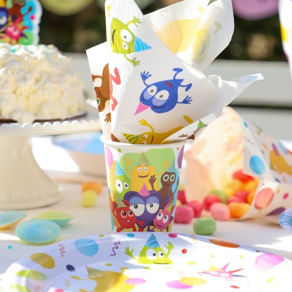 Pappbecher - Babblers - 8er-Pack