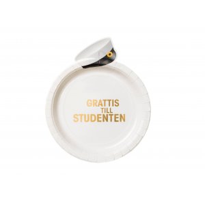 Pappteller - Studentenmütze - 8er-Pack (23 cm) Pappteller - Studentenmütze - 8er-Pack (23 cm)