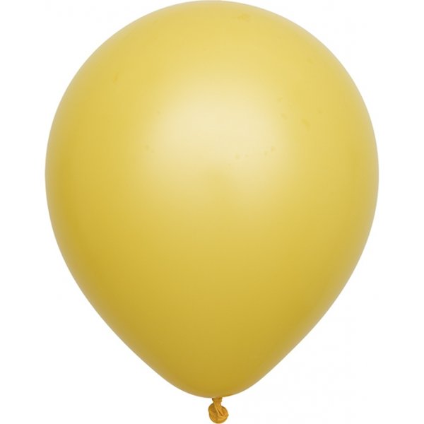 Einfarbige Mini-Luftballons - Premium 13 cm - Bernstein