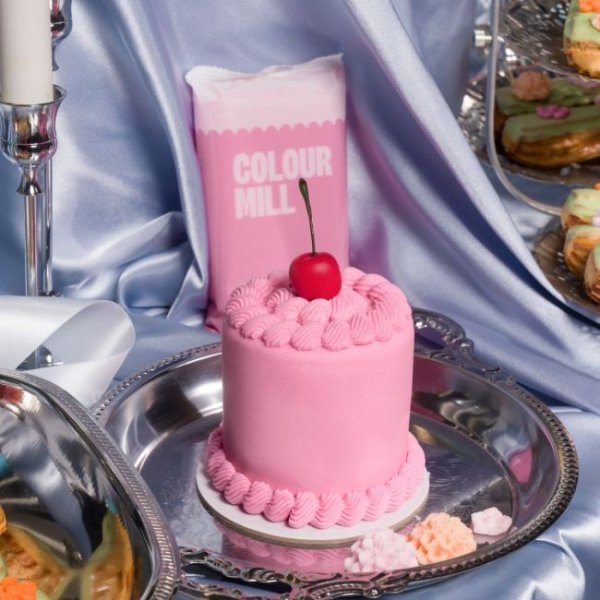 Zuckerpaste-Dekorationsmasse - Babyrosa - Farbmühle - 250 g Zuckerpaste-Dekorationsmasse - Babyrosa - Farbmühle - 250 g