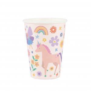 Pappbecher - Verzaubertes Einhorn - 8er-Pack Pappbecher - Verzaubertes Einhorn - 8er-Pack