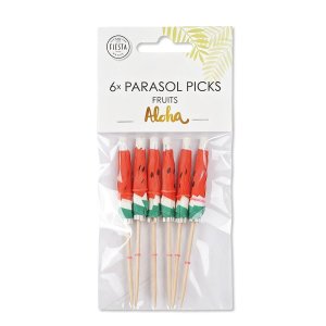 Party Picks - Aloha - 8 cm - 6er-Pack Party Picks - Aloha - 8 cm - 6er-Pack