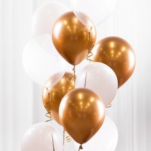 Ballonstrauß - Bausatz - Gold/Chrom Ballonstrauß - Bausatz - Gold/Chrom