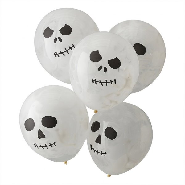 Luftballons - Totenkopffarbe - 5er-Pack Luftballons - Totenkopffarbe - 5er-Pack
