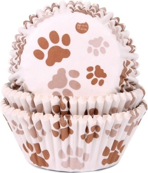 Muffinformen - Pfoten - House of Marie - 50 Stk