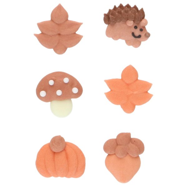 Funcakes - Zuckerdekorationen - Herbstmotiv - 8 Stück Funcakes - Zuckerdekorationen - Herbstmotiv - 8 Stück
