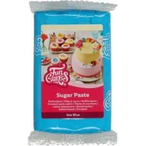 Zuckerpaste - Sea Blue - Funcakes - 250 g Zuckerpaste - Sea Blue - Funcakes - 250 g