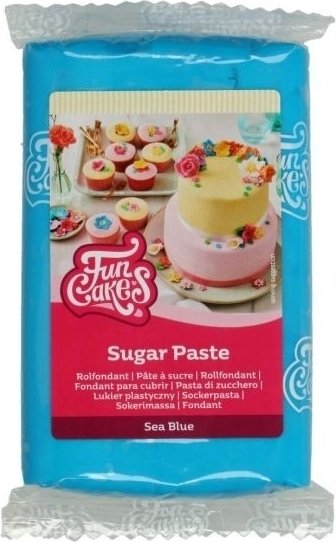 Zuckerpaste - Sea Blue - Funcakes - 250 g Zuckerpaste - Sea Blue - Funcakes - 250 g