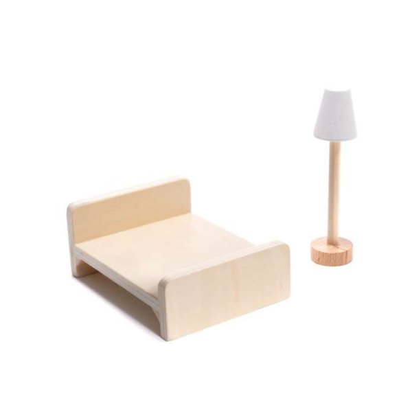 Puppenschrank aus MDF mit LED-Beleuchtung, 78 cm, weiß, inklusive 16 Möbelteilen - Bausatz Puppenschrank aus MDF mit LED-Beleuchtung, 78 cm, weiß, inklusive 16 Möbelteilen - Bausatz