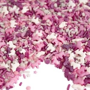 Streuselmischung - PinkParadise - Zuckerfrei & Vegan - Super Streusel - 80 g Streuselmischung - PinkParadise - Zuckerfrei & Vegan - Super Streusel - 80 g