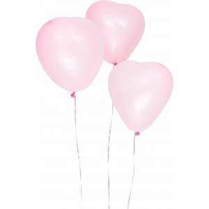 Herzballons - Rosa - 30cm - 8 Stk Herzballons - Rosa - 30cm - 8 Stk
