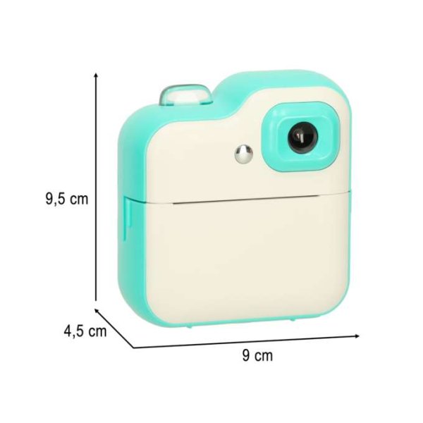 Sofortbildkamera mit Thermodrucker, 24 MP, 32 GB SD-Karte, Grün - inkl. 3 Papierrollen Sofortbildkamera mit Thermodrucker, 24 MP, 32 GB SD-Karte, Grün - inkl. 3 Papierrollen