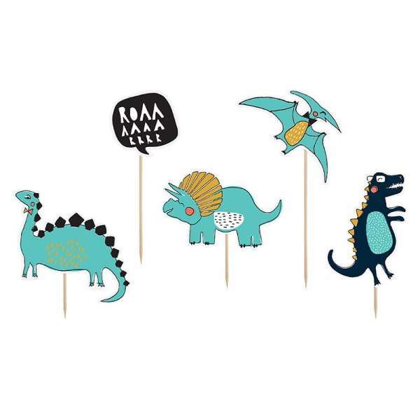 Kuchenspieer - Dinosaurier - 5 Stk
