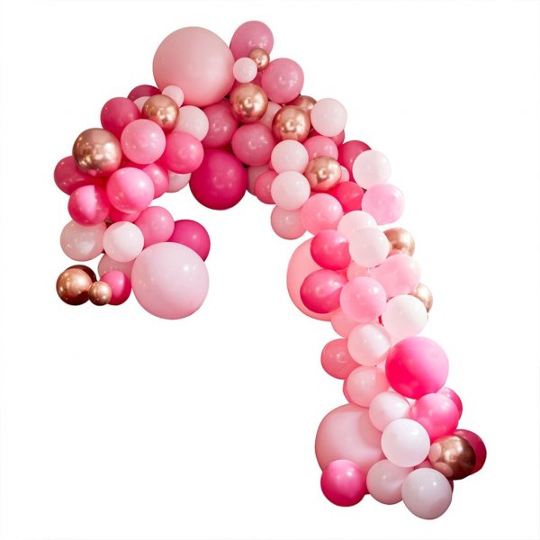 Ballonbogen - Luxus - Hellrosa/Hot Pink/Roségold Ballonbogen - Luxus - Hellrosa/Hot Pink/Roségold