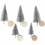 Weihnachtsmann-Accessoires - Tannenbäume - Silber - 5er-Pack Weihnachtsmann-Accessoires - Tannenbäume - Silber - 5er-Pack