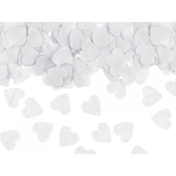Konfetti - Herzen - Wei - 15 g