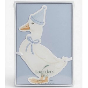 Girlande - Geburtstagsente - Lavendelblau - 2,5 m Girlande - Geburtstagsente - Lavendelblau - 2,5 m