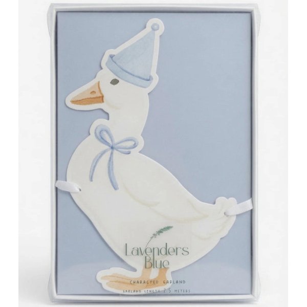 Girlande - Geburtstagsente - Lavendelblau - 2,5 m Girlande - Geburtstagsente - Lavendelblau - 2,5 m