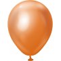 Mini-Luftballons schlicht - Premium 13 cm - Kupfer-Chrom - 25er-Pack