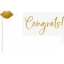 Photo Booth - Hochzeit - Gold - 10er-Pack