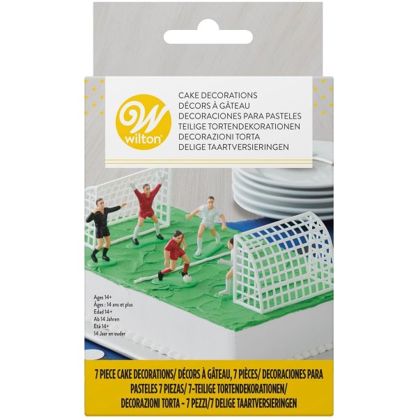 Tortenaufsatz - Fußball - Tor & Spieler - Wilton Tortenaufsatz - Fußball - Tor & Spieler - Wilton