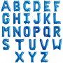 Buchstabenballons - Blau - 35 cm - Buchstabe: A