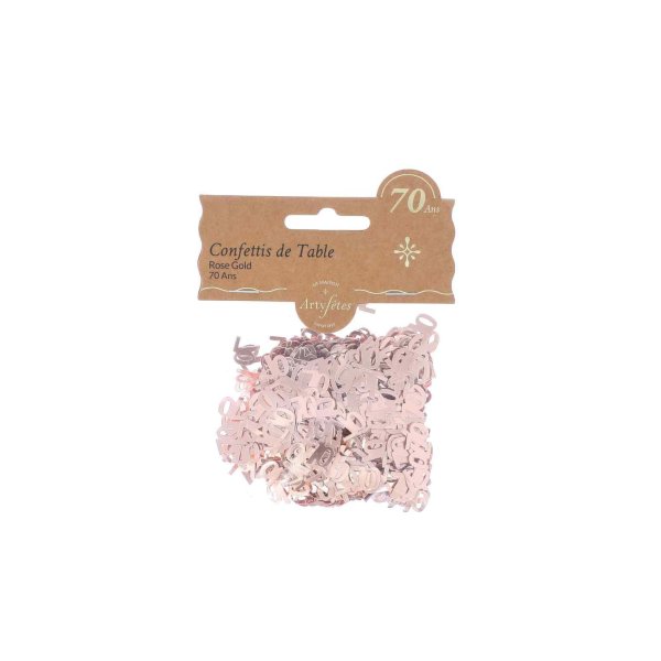 Konfetti 70 - Roségold - 1 cm Konfetti 70 - Roségold - 1 cm