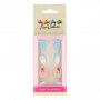 Zuckerdekorationen - Babymischung - Blau - 6er-Pack