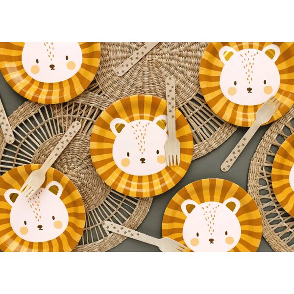 Dessertteller - Lwe - 6er-Pack