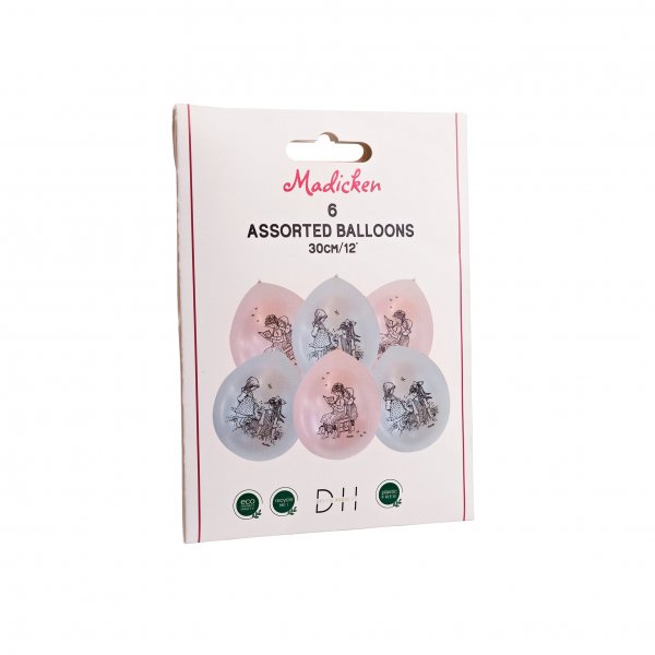 Ballons - Madicken 6er-Pack 30cm Ballons - Madicken 6er-Pack 30cm