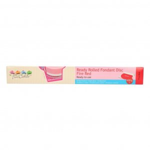 Ausgerollte Zuckerpaste - Fertig gerollt - Rot Ausgerollte Zuckerpaste - Fertig gerollt - Rot