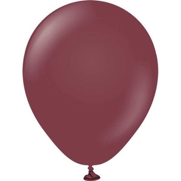 Einfarbige Mini-Luftballons - Premium 13 cm - Burgunderrot