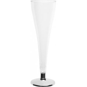 Champagnerglas - 6er-Pack - Klar/Silber Champagnerglas - 6er-Pack - Klar/Silber