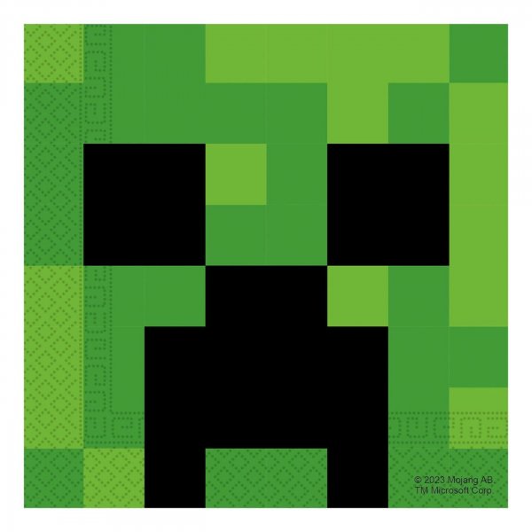 Servietten - Minecraft - 33 x 33 cm - 20er-Packung Servietten - Minecraft - 33 x 33 cm - 20er-Packung