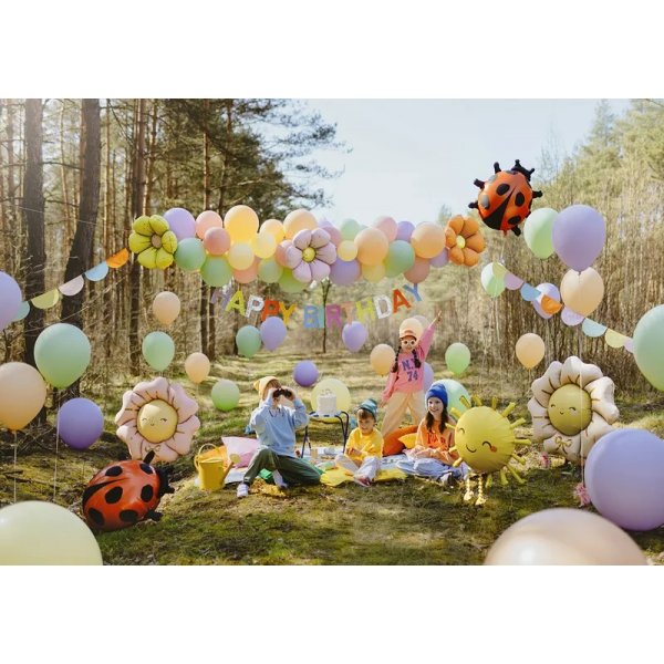 Folienballons - Blumen - 4 Stück - 45 cm Folienballons - Blumen - 4 Stück - 45 cm
