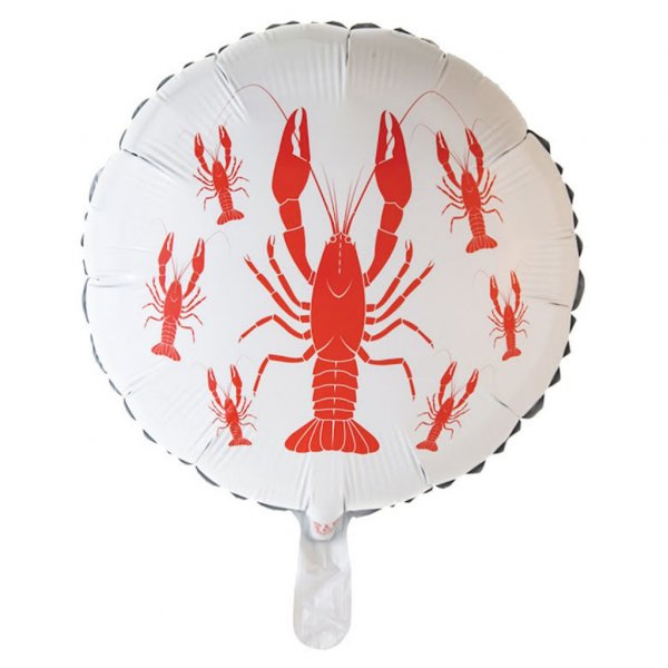 Runder Folienballon - 46 cm - Krebs