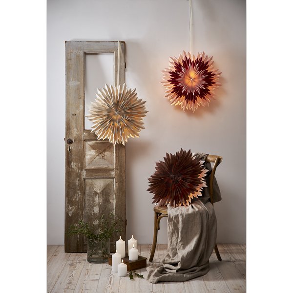 Weihnachtsstern - ICE 50 cm - Braun