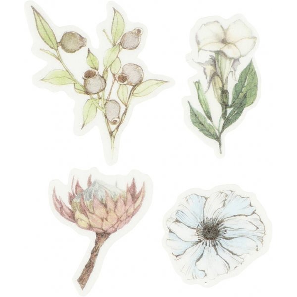 Washi-Aufkleber - Blumen - Größe 25-60 mm - 30 Stk Washi-Aufkleber - Blumen - Größe 25-60 mm - 30 Stk