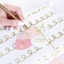 Geschenkpapier - Mix - Gold/Streusel - 2er-Pack