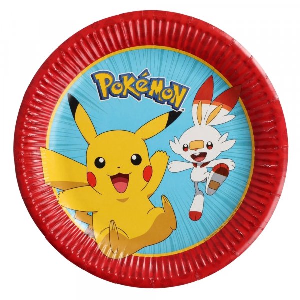 Pappteller - Pokémon - 8er-Pack - 23 cm Pappteller - Pokémon - 8er-Pack - 23 cm