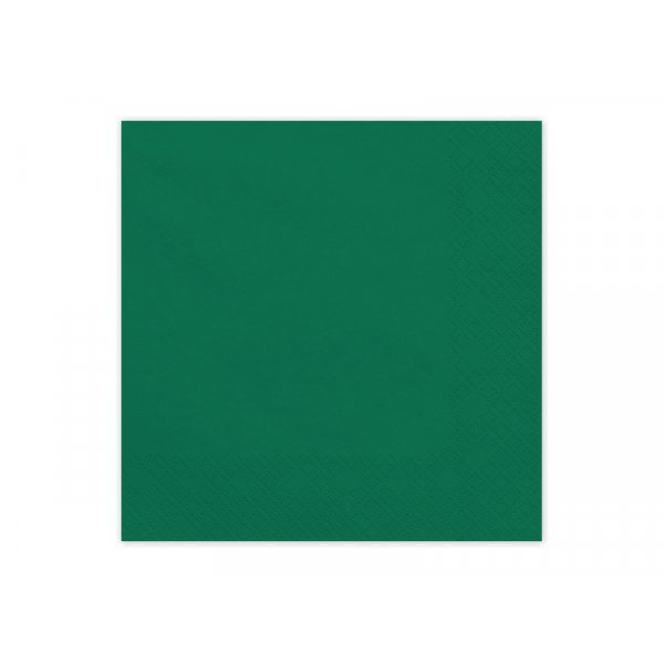 Papierservietten - Dunkelgrün Papierservietten - Dunkelgrün