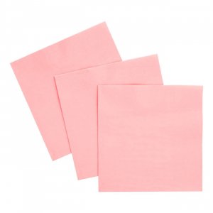 Kleine Servietten - Rosa - 24 x 24 cm - 20er-Packung Kleine Servietten - Rosa - 24 x 24 cm - 20er-Packung